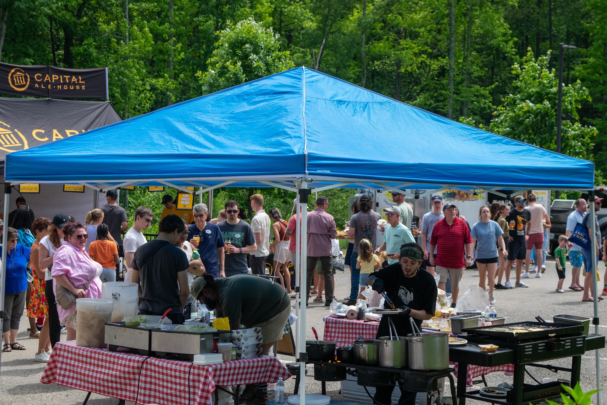 RVA Taco Festival 2026 - Restaurant employees working outdoors at the festival